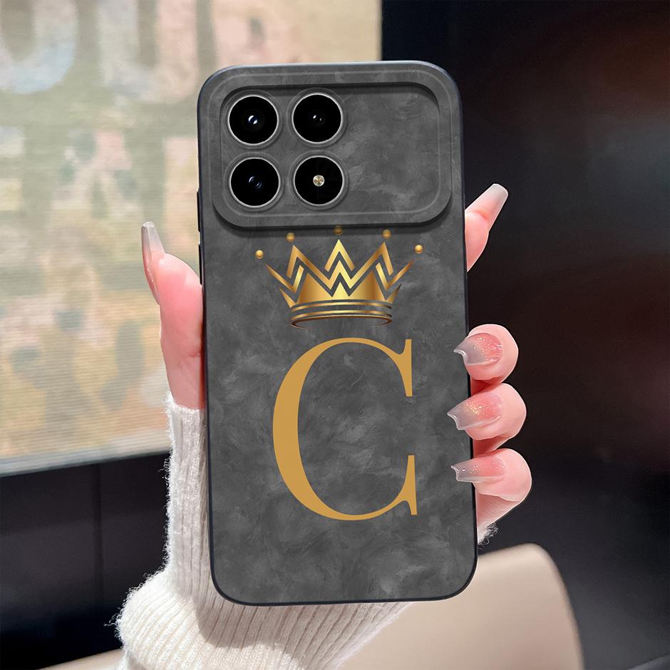 For Xiaomi Poco F8 Pro Ultra Phone Cases Cute Panda 26 Letters Shockproof Soft Liquid Silicone Cover For PocoF8Pro F8Ultra Fanda