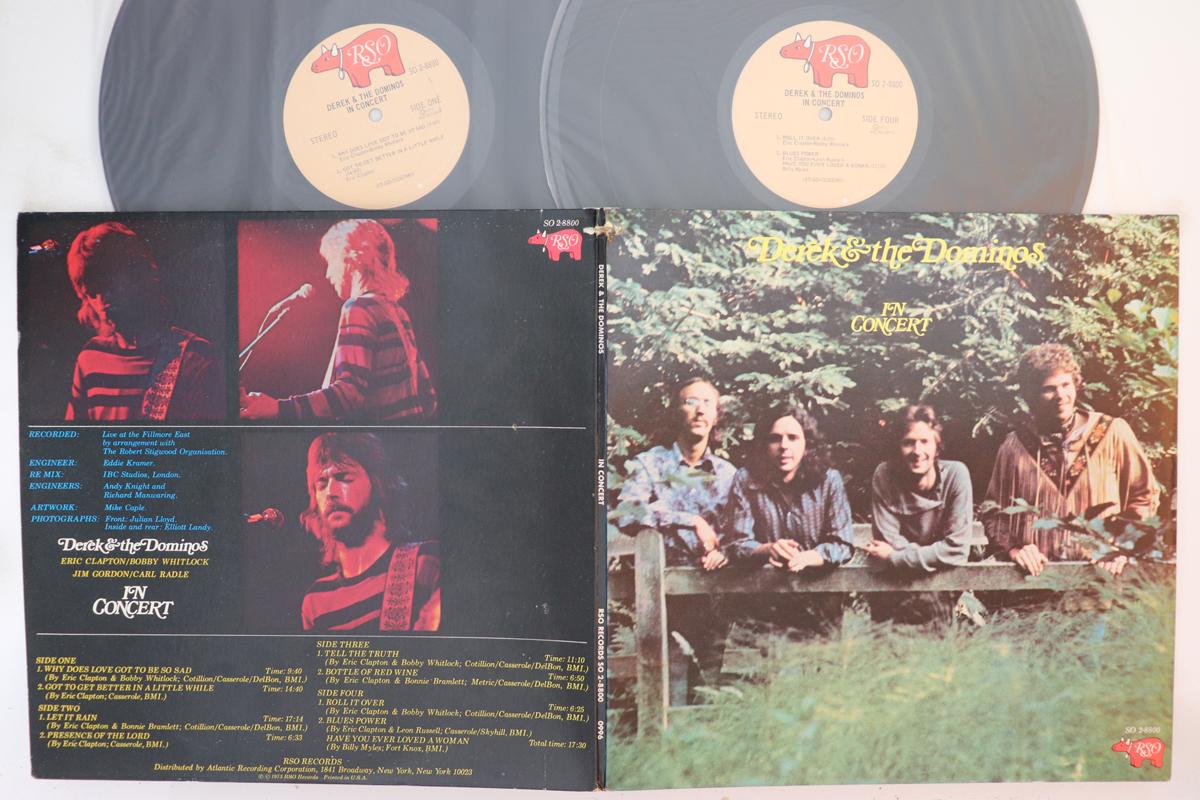 

LP Record DEREK & THE DOMINOS - In Concert SO28800 RSO 1973 US Rock Used