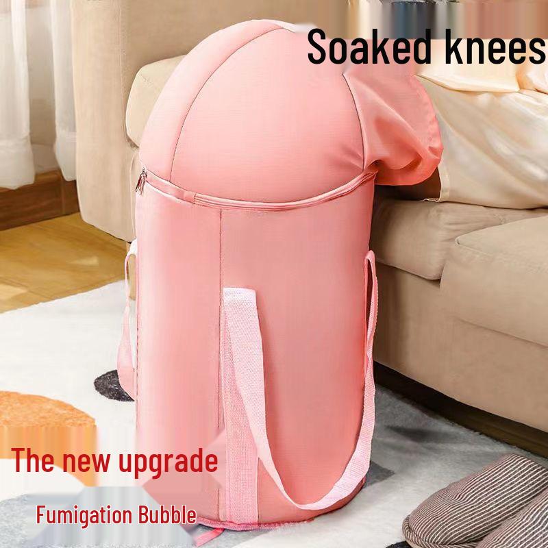 Portable Over-Knee Foldable Foot Bath: Insulated Deep Foot Soak Basin for Home Fumigation