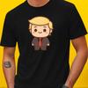 T-Shirt Herren Kawaii Trump Motiv Baumwolle Größe S bis 5XL