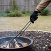 Outdoor Barbecue Charcoal Tongs Portable Picnic Barbecue Long-handled Fire Tongs Heat-resistant Fire-making Tools
