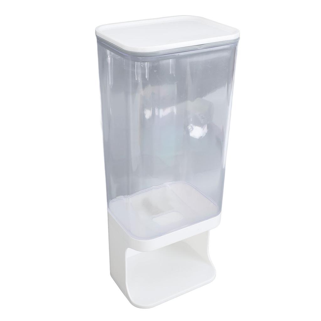 Rice Container tight Storage Dispenser Wall Mounted ed Bucket Press Type Kitchen Supplies