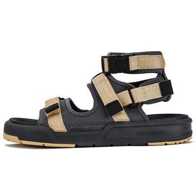 4243 Black Gold Unisex Sandals SD4243GD
