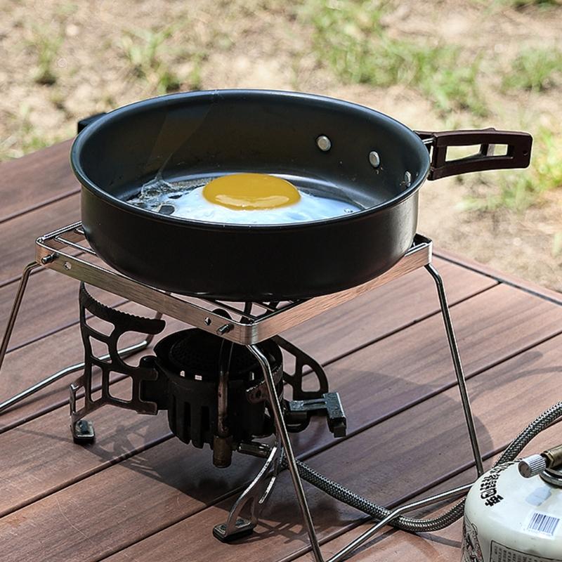 Corrosion Resistant Stainless Steel Portable Grills and Fire Pit Furnaces Bracket Grills for Enthusiasts and Hiking Use