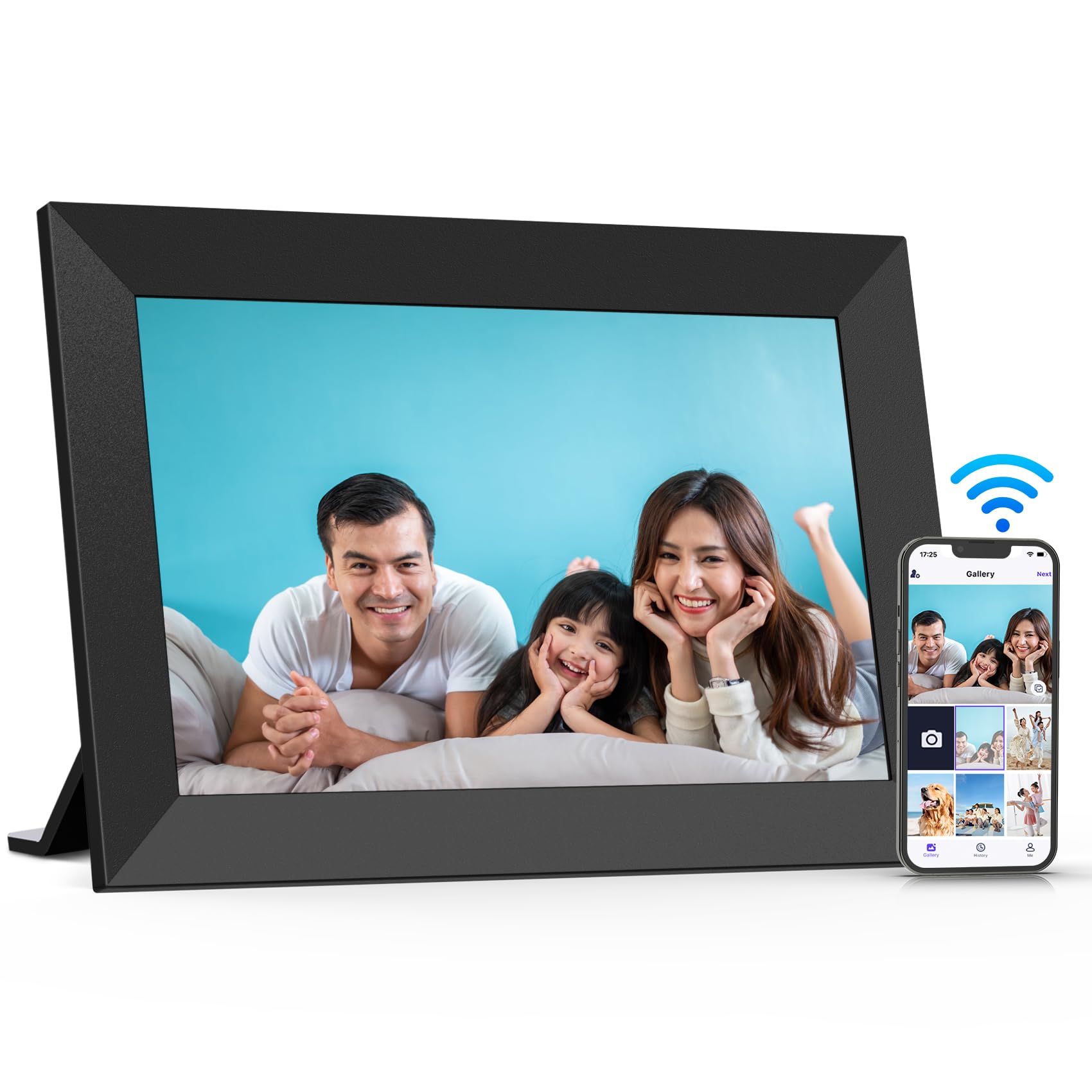 

FANGOR Digital Photo Frame inch resolution 32GB SD card expandable Forecast Slideshow Birthday Day Day Respect for the Aged Day For Beginners Eligible чорний