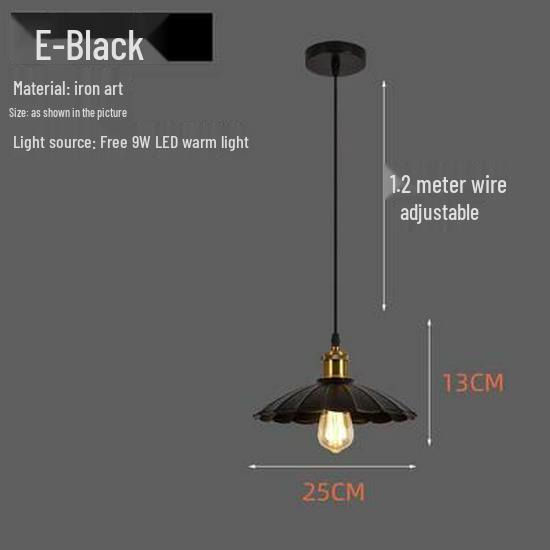Retro Industrial Iron Chandelier for Hotels, Restaurants, and Bars