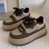 Fashion 2025 New Layered Hong Kong Style Platform Sneakers for Women Chunky Sole Height Increasing Casual Sports Shoes, Unique Retro