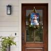 FestiveXmasSnowmanSign 1pc Festive Christmas Snowman Metal Sign - Durable Waterproof, Pre-Drilled for Home/Kitchen
