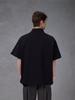 Men's New Balance T-Shirts Men's Black Lapel Moderate Straight Fit