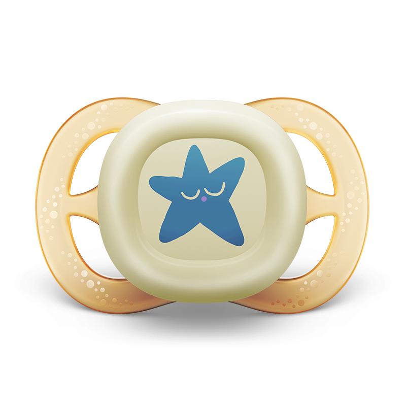 Philips Avent Newborn Soothing Pacifier Soothing Pacifier-Glow Design