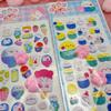 Cute Animal Puffy Bubble Stickers Self-Adhesive 3D Assorted Kids Stationery Stickers for Journal Notebook DIY Craft Decoration