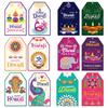 Paper Festival Diwali Decor Supplies Hang Tags For Party Venue Setup 60 Pieces