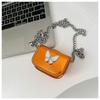 Fashionable Unique Butterfly Decorated Shoulder Bag For Women 2024 Spring New Cross Saddle Armpit Bag
