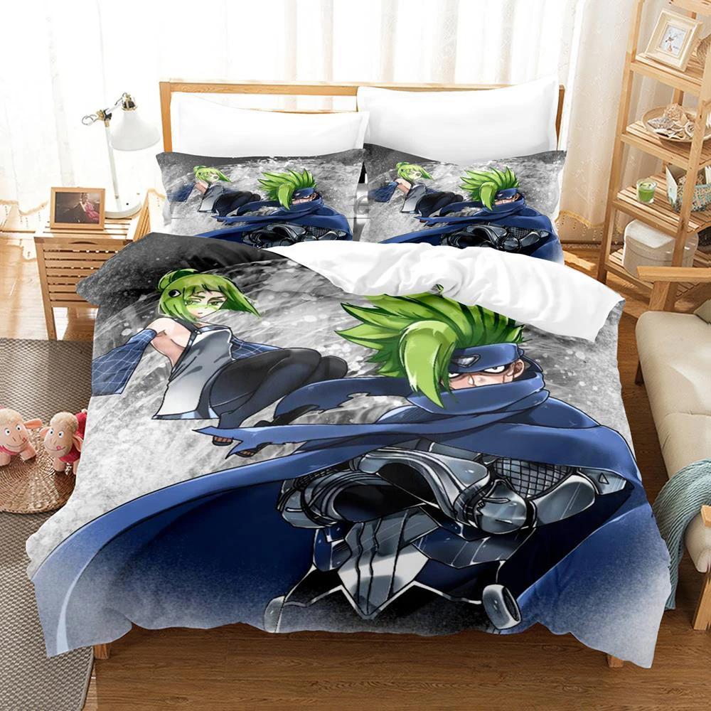 3D Print Anime Adult Boys Bedding Set Single Double Queen King Size Duvet Cover Bedroom Decor Quilt Cover Pillowcase