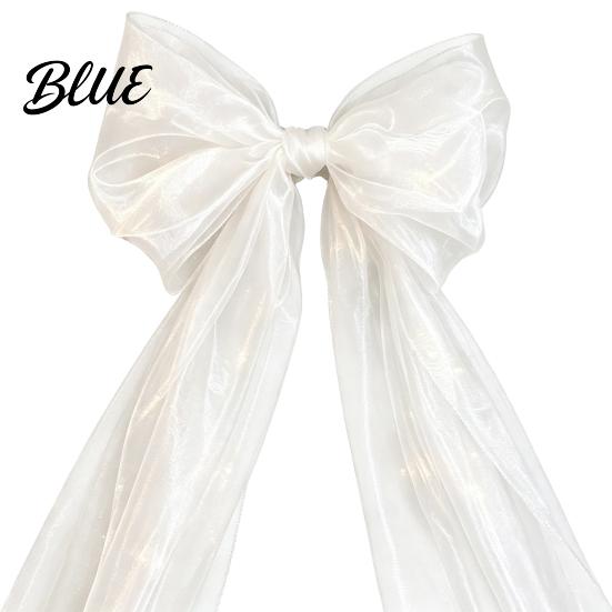 Extra Large Bows Christmas Tree Styling Inch 79x20 for Event Giant Bow Topper Oversized Tulle Decorative Special Occasions Ornament