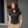 Women's Shirt Summer Women Top Female Black White Shirts Office Ladies Blouse OL Clothes Woman Short Sleeve Workwear