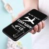 Aircraft Airplane Fly Silicone Phone Case For Xiaomi Redmi Note 11 10 9 8 Pro 11T 10T 10S 9S 8T 9 9A 9C 9T Black Soft Cover