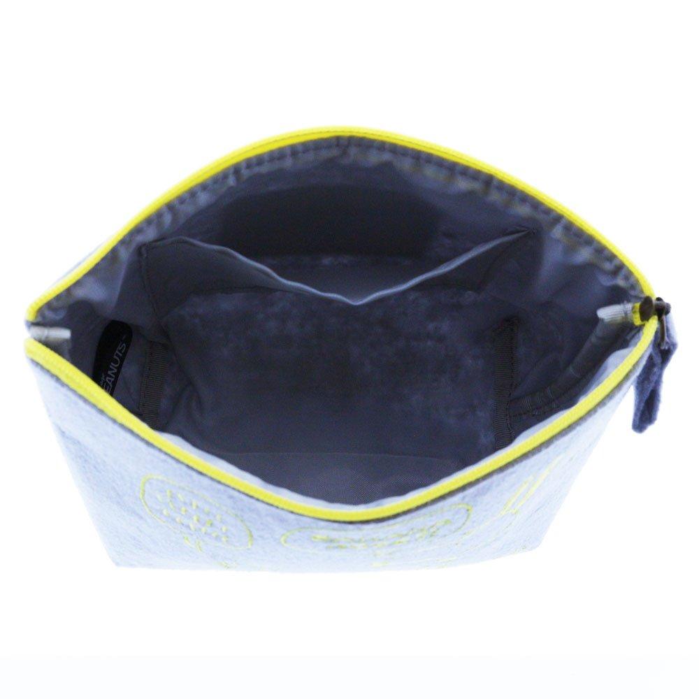 Sunstar Stationery Snoopy American Style S2277093 Pouch, Gray,