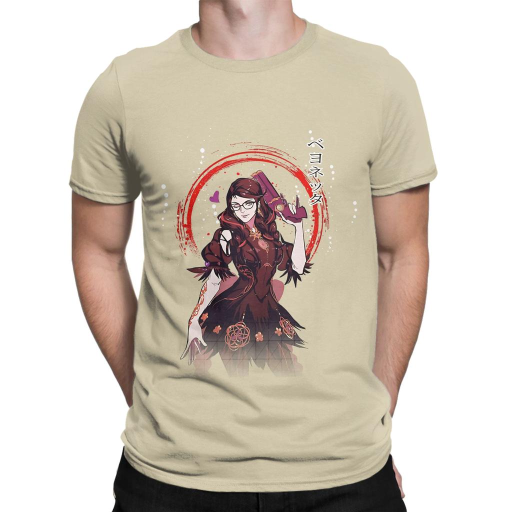 Bayonetta And Cereza Novelty 100 Cotton TShirt Bayonetta Game Tops Tees For Unisex