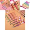 Makeup Brush Set With Nylon Bristles For Eyeshadow And Powder Application Perfect For Beauty Enthusiasts