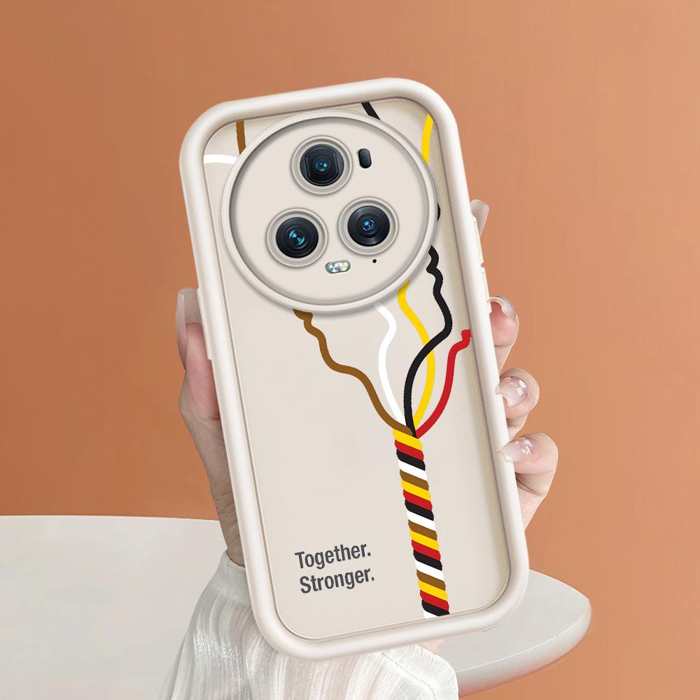 Coque de téléphone en Silicone souple, motif d'impression d'échelle carrée, couverture complète d'appareil photo, Protection antichoc, étui en caoutchouc pour Huawei Honor