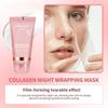 Collagen Overnight Wrapping Peel Off Facial Mask Korean Collagen Night Wrapping Mask Deeply Hydrates Night Care Mask Cream