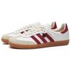 Sporty & Rich x adidas Samba OG Weiß Kernrot Unisex Sneaker Schuhe-Weiß Wolkenweiß IF5660