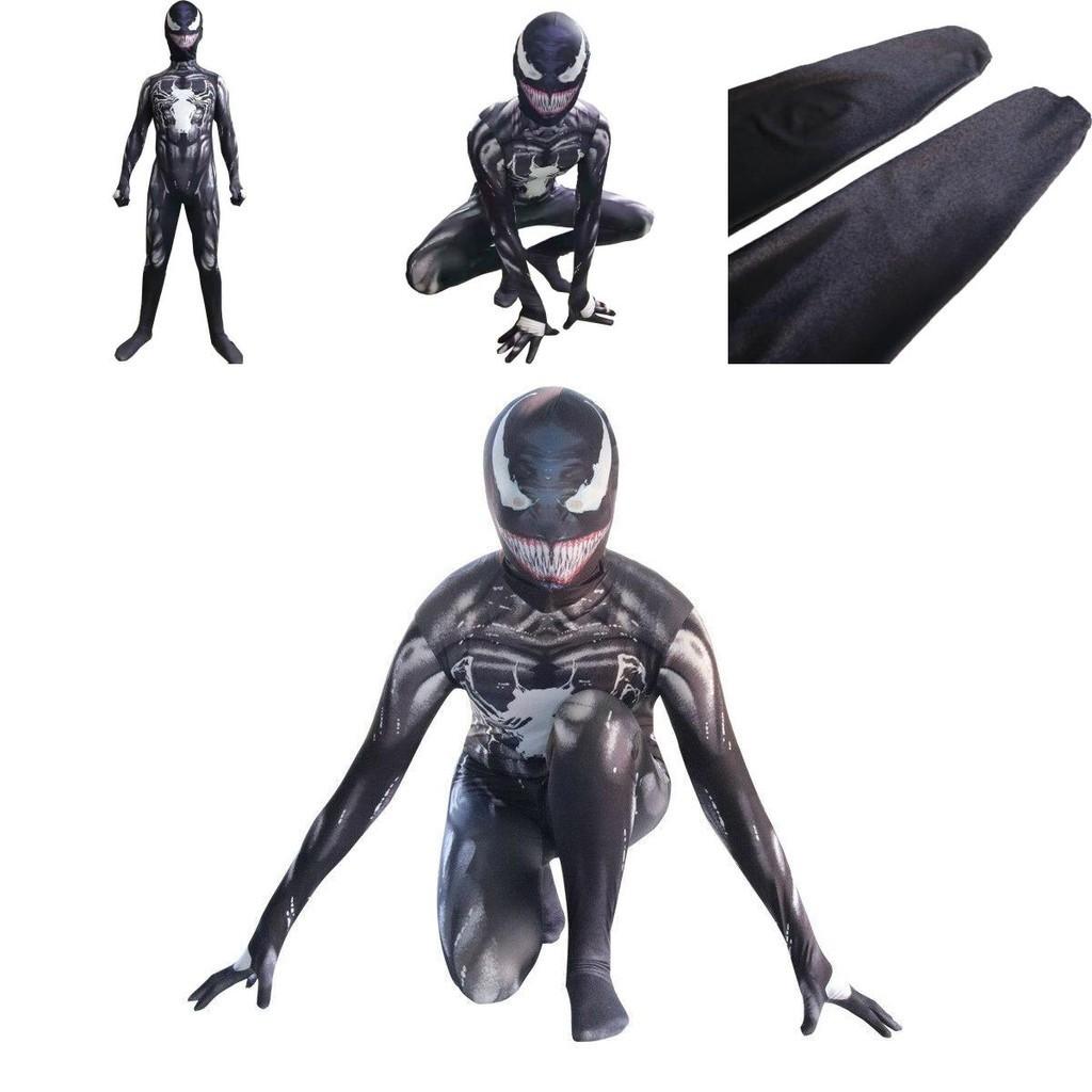 Venom Spider-man Cosplay Kostüm Jumpsuit Mit Exquisitem Design Und Atmungsaktivem Stoff Für Kinder Und Erwachsene