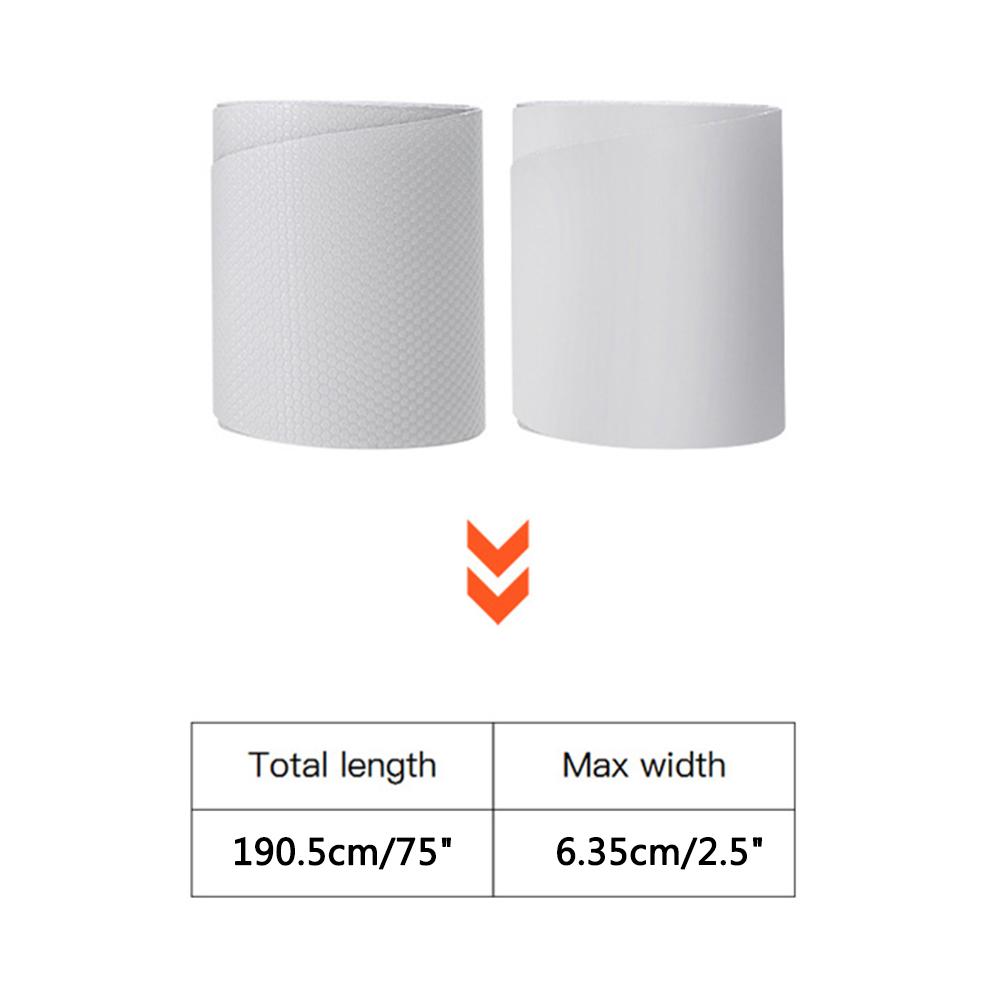 1-2Pairs Paddle Board Protection Tape Surfboard Rail Edge Protective Film Anti-scratch Paddle Board Tape Surf Accessories