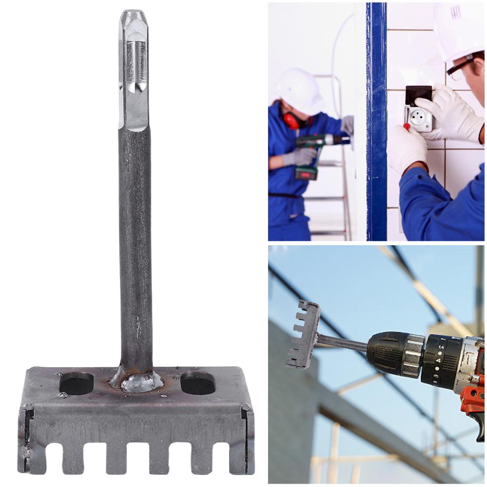 86-Type Square Hole Cutter Wear Resist SDS Plus Square Hole Punch Electrical Box Hole Punch Tool for Rotary Hammer Brick
