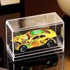 10pcs Stackable Acrylic Display Cases for 1:64 Scale Diecast Car Models Collectible with Lid Home Office Store Organizer Display