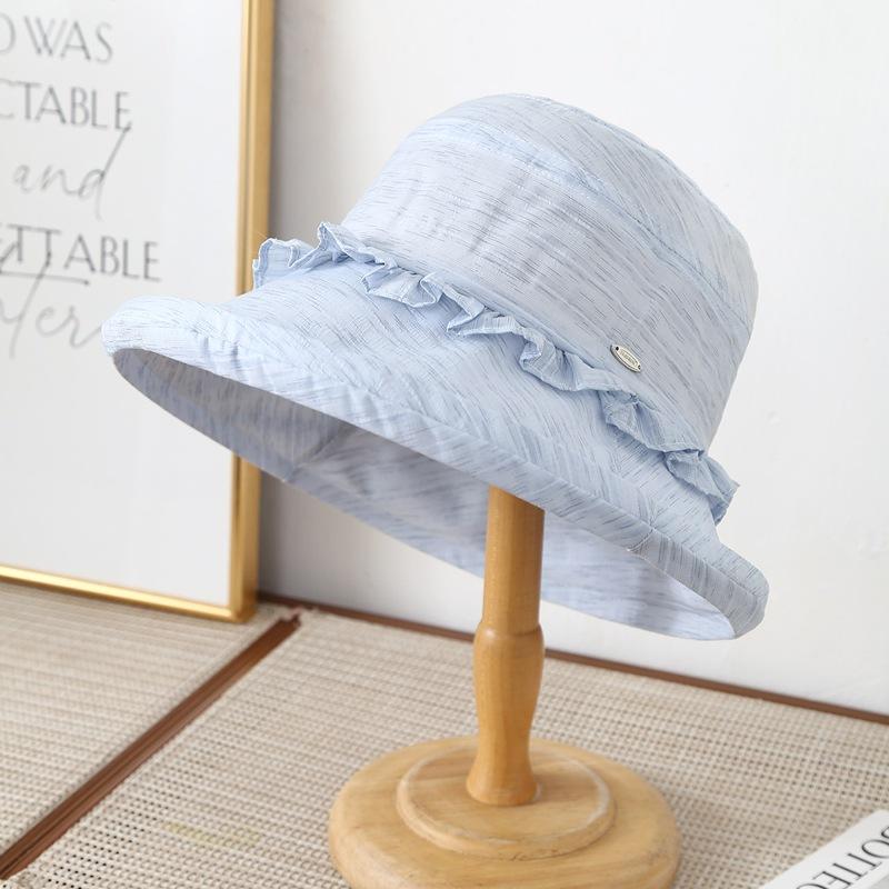 Sweet Floral Bucket Hat Women, Spring Summer Elegant Casual All-Match Packable Hat, Outdoor Visor Sunhat
