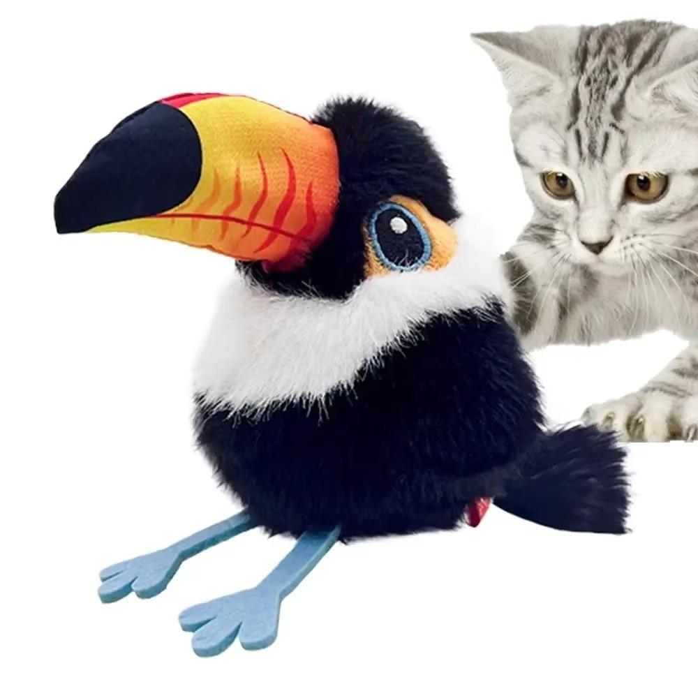 USB Rechargeable Flapping Bird Cat Toy Electric Interactive Cat Toy Cat Exercise Toy Room Activity