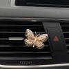 Butterfly Car Perfume Clip Colorful Butterfly Car Air Freshener Perfume Clip Auto Decoration Car Rhinestone Accessories Interior