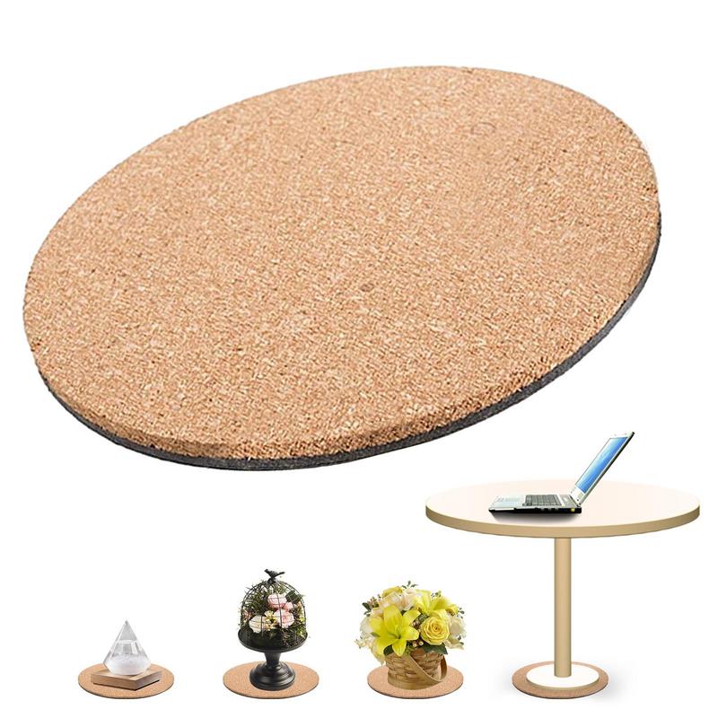 Porta-copos de Cortiça à Prova d'Água para Plantas Tapetes Redondos de Cortiça para Plantas de Interior e Vasos de Jardim Prato para Plantas para Interiores