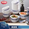 Meiliya Disposable Blue & White Porcelain Takeout Containers
