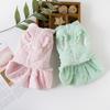 Pet Dog Dog Cat Teddy Bichon Maltese Cat Small Dog Thickened Clothes Fleece Dress