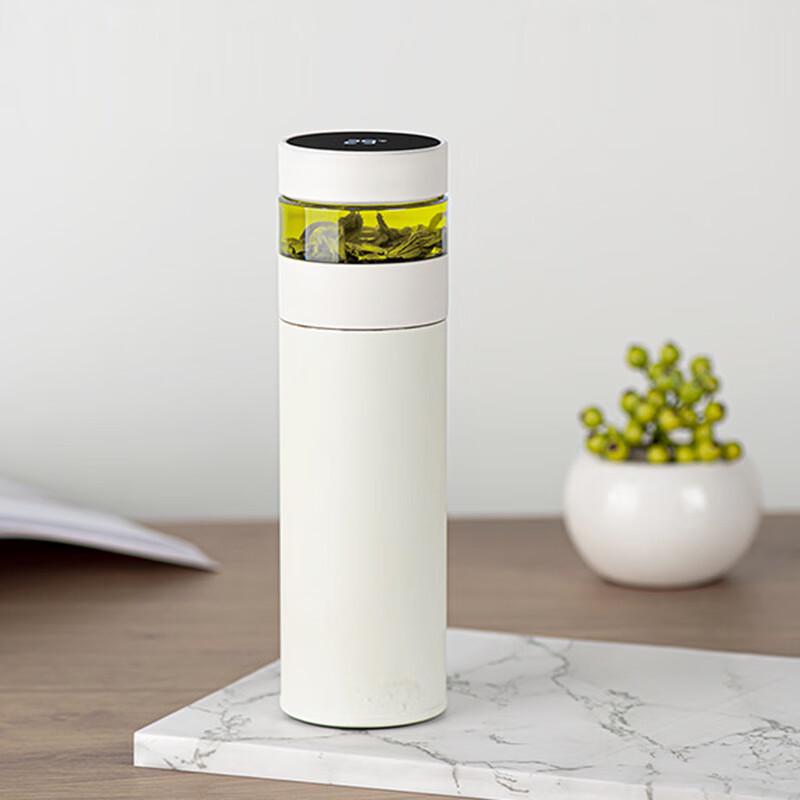 Shangqi 316 SS Insulated Tea Mug with Temp Display & Infuser