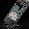 For Samsung Galaxy Z Flip 3 5G Case Luxury Matte Black Hard Phone Cover ZFlip 3 Shockproof Fundas Shell Moon Tarot Mystery Totem