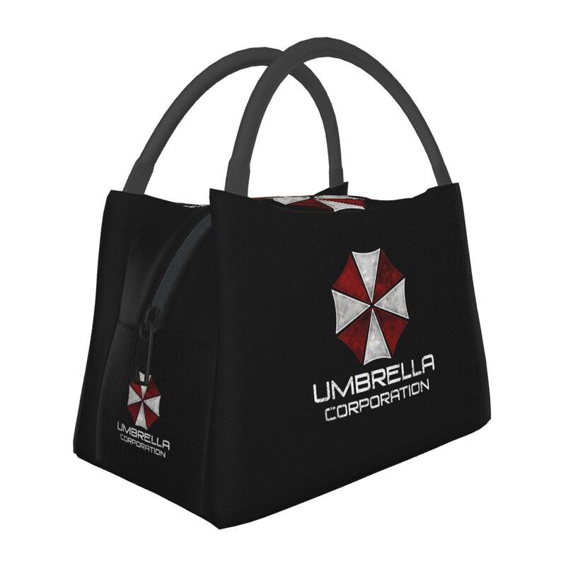 Umbrella Corporation Thermal Lunch Bag Portable Insulated Cooler Bento Bag for Picnic Work Travel Reusable Packed Lunch Box