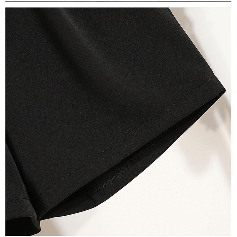 Dimanaf 2022 Plus Size Summer Shorts Pants High Waist Women Basic Pants Big Casual Female Casual Trousers Green Pants 5XL