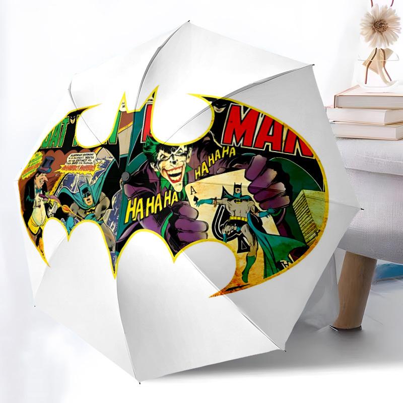 

1pc Batman, Joker Automatic Opening/Closing Folding Umbrella with 8 Ribs, Portable Sunshade Umbrella Birthday and Holidays gifts yy250105132