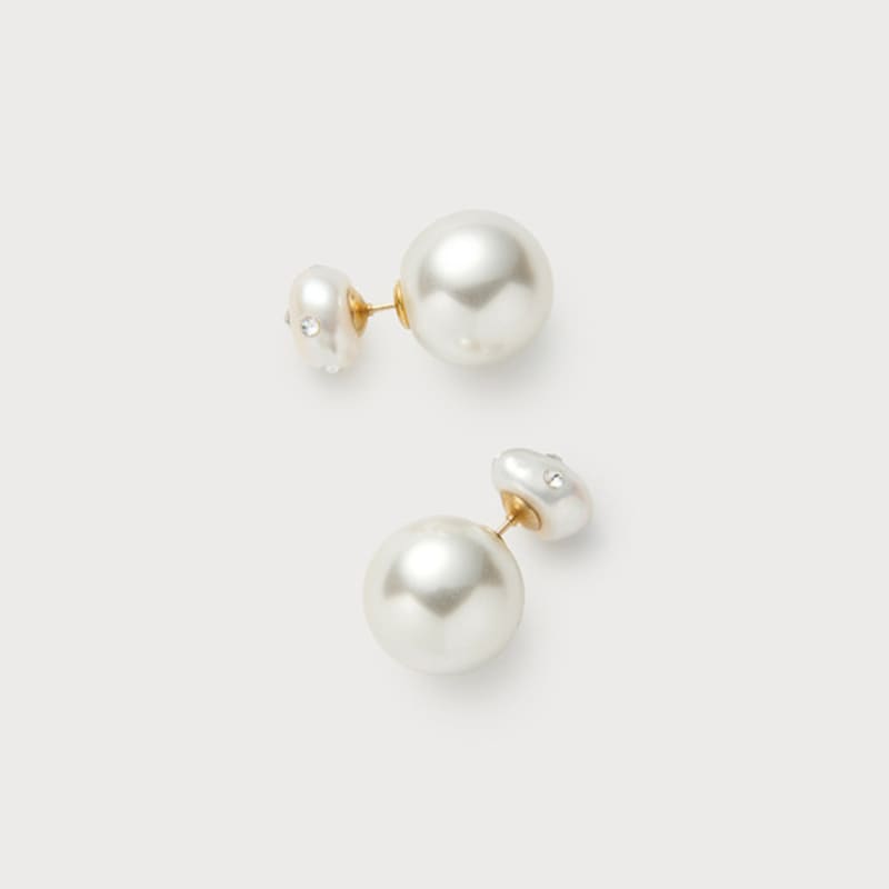 PEARLSONATE Ashore Earrings, Pearl