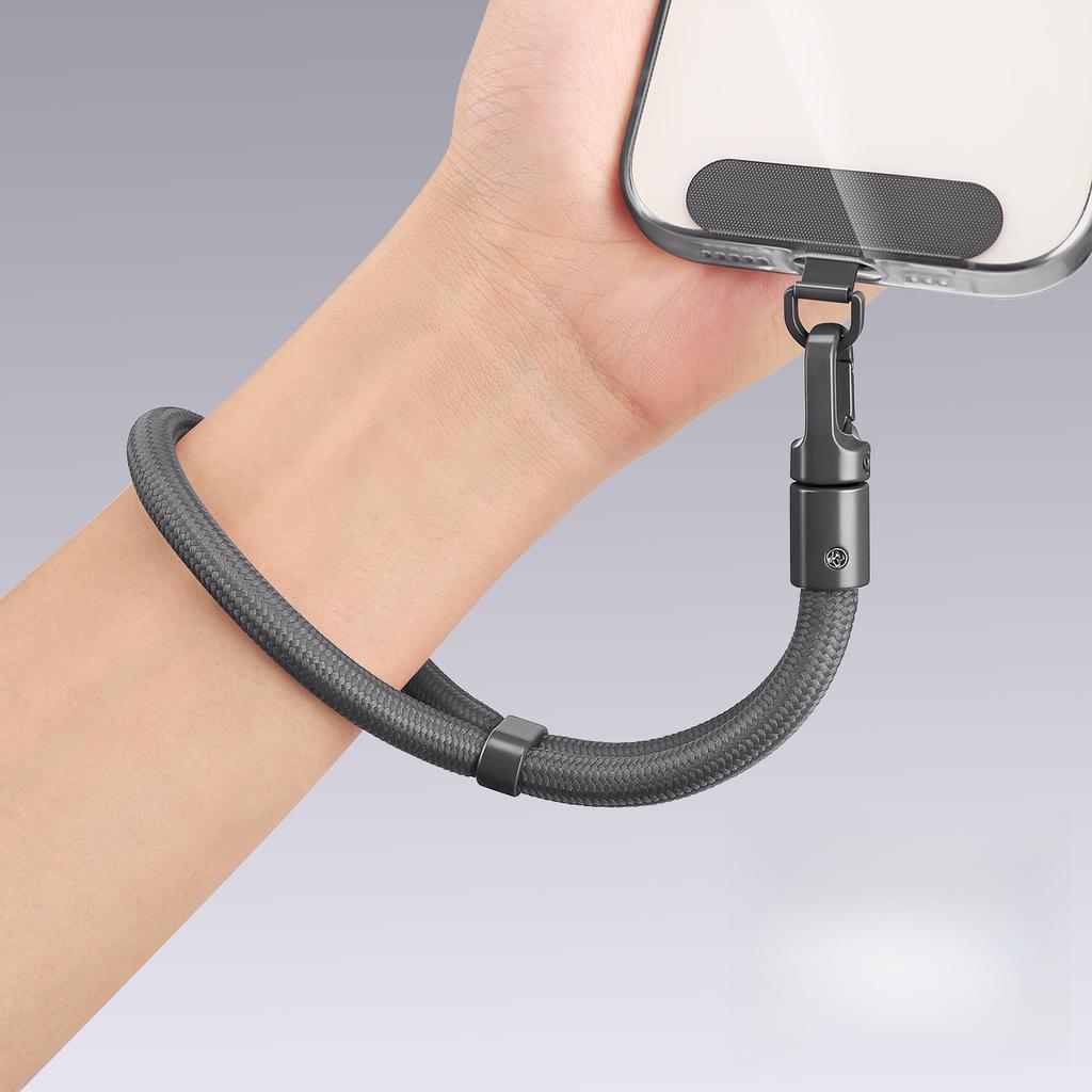 Multifunctional 360° Rotation Mobile Phone Lanyard with Anti-Entanglement Wrist Strap for Outdoor Activities