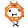 2Pcs Ice Traction Cleats Anti Skid Shoe Crampon Cover Snow Grips with 8 Spikes for Hiking Walking Mountaineering