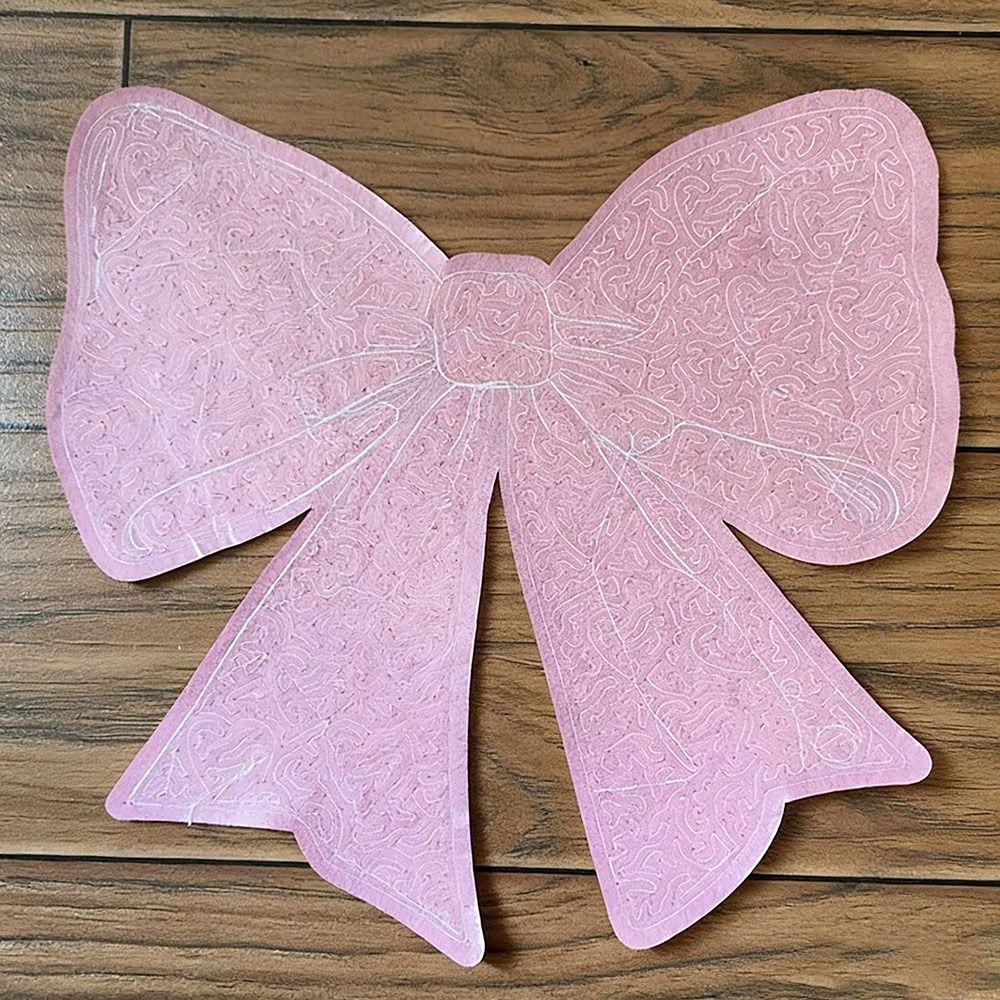 1 Piece New 24*25cm Sequins Clothing Patches Shining Red Heart Bow Iron On Sequins Sticker DIY Clothes Patch