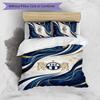Set Lenzuola Stampato FC Zürich 3 Pezzi Copripiumino Traspirante con Federe Biancheria da Letto Decorativa per Camera da Letto Casa