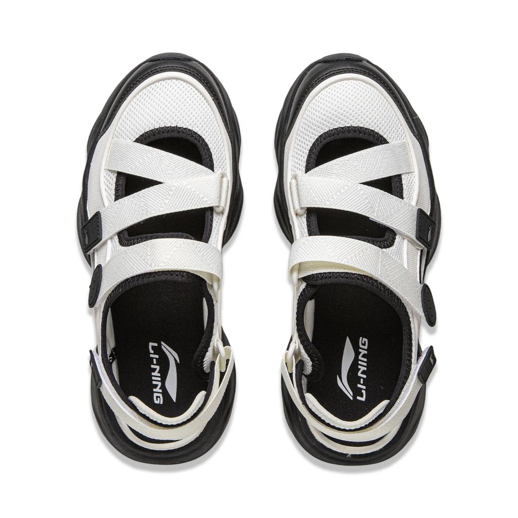 Li Ning Honey Synthetic Leather River Trekking Shoes Women's White Black AGUV026-2