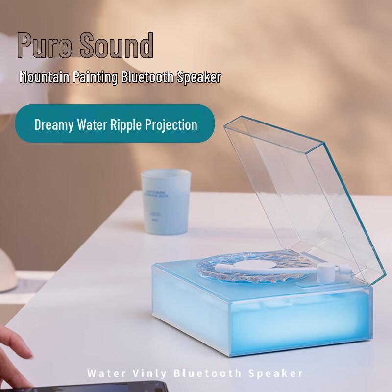 X08 Water Ripple Bluetooth Speaker with Star Projection & Ambient Light