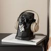 Tissue Box Stone Style Design Tissue Holder Wearing Headphones Easy To Clean Tissue Box Holder Artistic Home Decor